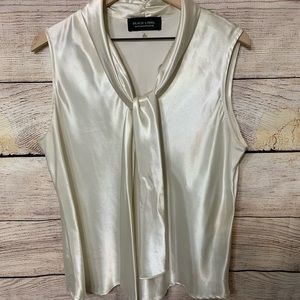 Black Label silk dressy top